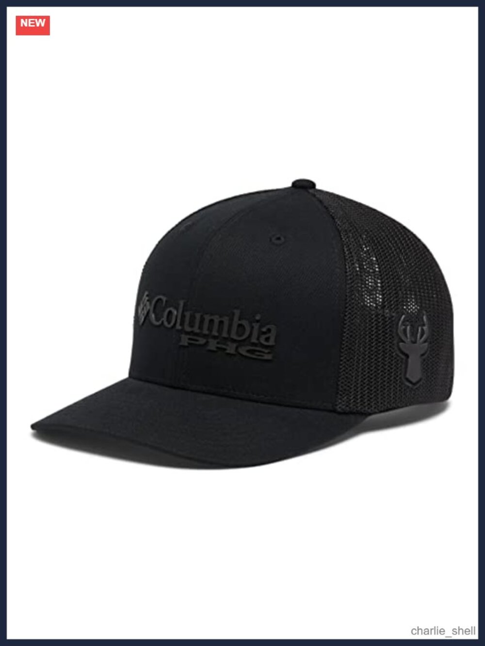 Columbia PHG Logo Mesh Ball Cap Flexfit Baseball Hat